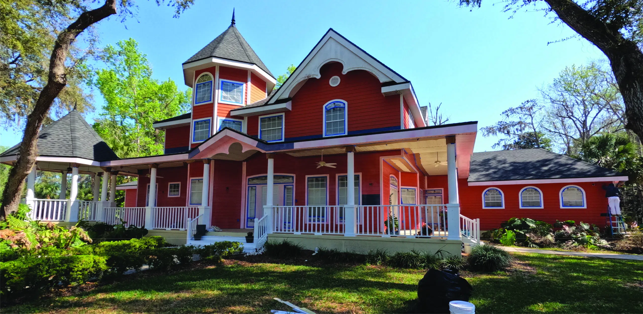 Before of Hardie Board House Coated With Home Shield Coating®